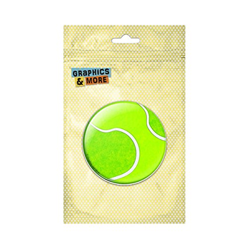 Tennis Ball Pinback Button Pin Badge - 1 Inch Diameter