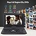 Chalpr 13.9'' Portable DVD Player for Kid, with Swivel Screen, Remote Control, Car Charger, Game Controller, Personal DVD Players with 5 Hour Rechargeable Battery