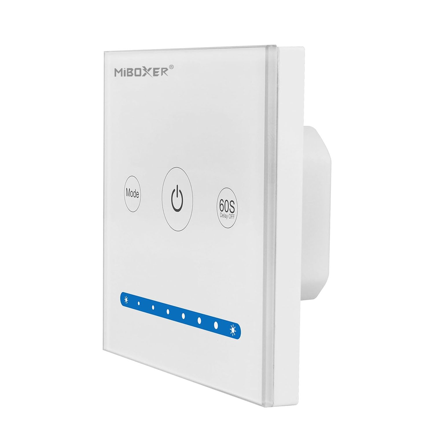 lighteu, Smart Panel Controller P1 Original MiLight White Glass Touch Panel LED Controller DC12V 24V 2 Channel Brightness dimming Controlling for LED Strips