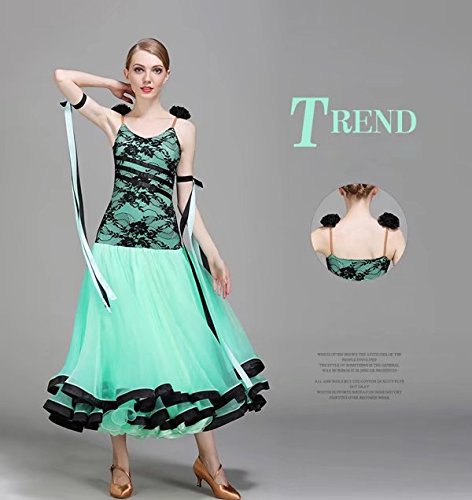 ダンス服 演出服 グリーンdm812f0 ワンピース インターナショナルダンス 社交ダンス ワンピース 2色可選 競技用 競技会 モダンドレス パーティー舞台衣装 ワルツ ステージ衣装 B0773cmcn6 ノーブランド品 ラテン ダンス服 ダンスウェア ピンク 社交ダンス Seal限定商品
