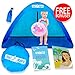 Baby Beach Pop Up Sun Shade Tent with UV Protection, Travel On The Go Sunshade Shelter Cabana Canopy for Infant Babies Toddler Boys & Girls. Portable & Light Kids Outdoor Camping Hiking Fishing Gear