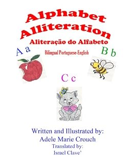 Livro Alphabet Alliteration Bilingual Portuguese-English