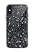 NCX tech iPhone X Case, Shockproof Anti-Scratch Hybrid Protective Cover with Glitter Star Metallic Foil for iPhone X (Black)