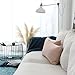 Home Brilliant Pillow Covers 12x20 Decorative Throw Pillow Cover Rectangular Cushion Cover for Sofa, Oblong, 30 x 50 cm, Set of 2, Baby Pink