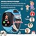 LDB Direct Kids Waterproof Smartwatches,LBS/GPS Tracker SOS Call Voice Chatting Two Way Call Smart Watch Phone with Games Touch Screen for Children 3-12 Girls Boys Christmas Birthday Gift (Blue)