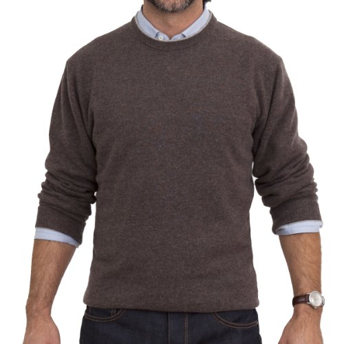 100% CASHMERE CREW NECK SWEATER. MADE IN ITALY. M19