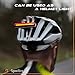 Rear Bike Light - USB Rechargeable Red LED Bicycle Tail Light, Amazingly Bright 100 lm, 6 Modes, Waterproof, 180-degree For Cycling Safety Flashlight, Easy Install on Bicycles, Helmets