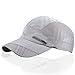 YING LAN Men's Autumn Outdoor Sport Baseball Hat Running Visor Sun Cap Grey 1