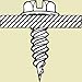 Malco HW8X3/4ZT #8x3/4 Zip-In Self Piercing Screw 1000-Pack