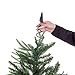 [Christmas Tree Topper Holder] - Twist-on Holiday Universal Tree Topper Stabilizer Fits All Base Types- Metal Support Rod Adjustable attachments stabilize Seasonal Treetop Ornaments (Green)