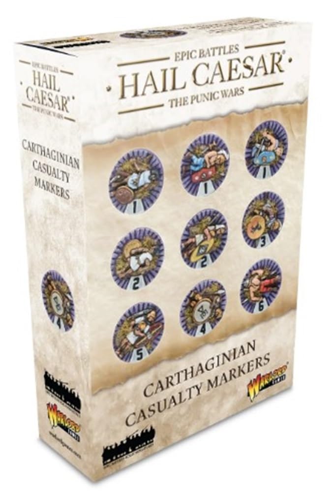 Warlord Games Carthaginian Casualty Markers - Epic Scale Miniatures for Hail Caesar Highly Detailed Punic Wars for Table-top Wargaming