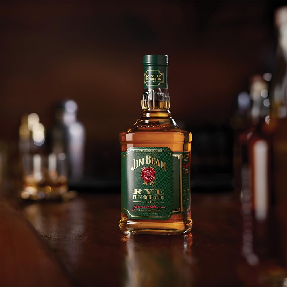 Jim Beam Rye Whiskey | Kentucky Straight Rye Whiskey | würziger Geschmack mit kräftigem Roggenaroma | 40% Vol. | 700ml 3