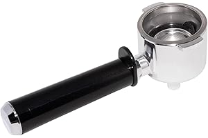 FINE P RTS FineParts Filter Holder Assembly for the Delonghi ECP3 Series Espresso Machines, Replacement Part 5513201089, 7313286889, 2 Cups Sump Portafilter handle with 2 Wings