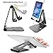 Adjustable Tablet Stand,Universal Portable Foldable Multi Angle Aluminum Stand Mount Holder for Nintendo Switch,Kindle,iPad pro, Galaxy, Nexus,iPhone and Other Tablets,Smartphone (Black)