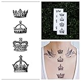 Crowns - temporary tattoos (Set of 2)