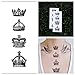 Crowns - temporary tattoos (Set of 2)