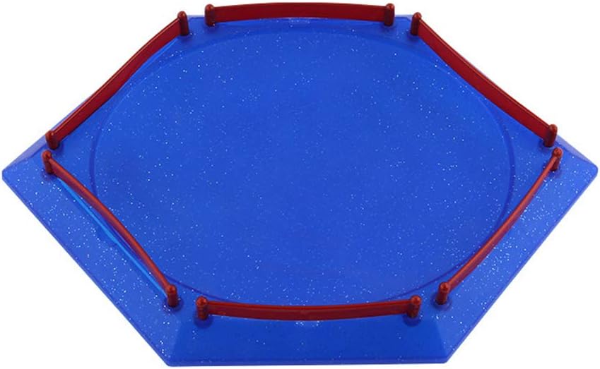 Yimosecoxiang Gyro Arena Disk Round/Hex Burst Gyro Arena Disk Duel Launcher Stadium Kids Toy for Beyblades