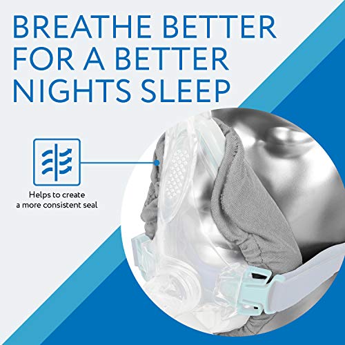 4 Pack Full Face CPAP Mask Liners Reusable, Reduces Air Leaks and