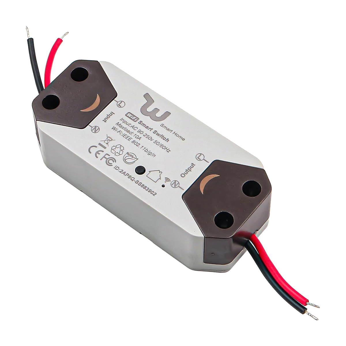 POFET Smart Switch,Wireless Relay Light Switch WiFi Relay Receiver Remote Control Module Home Automation Timers Compatible with Alexa Echo Google Home iPhone Android App