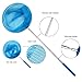 Aneco 10 Pack Multicolor Telescopic Small Animals Nets Stainless Steel Catching Fishing Nets Extendable from 14.5 Inches to 33.8 Inches