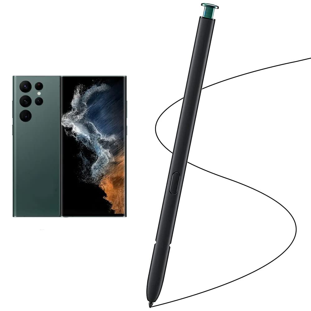 Photo 1 of S22 Ultra S Pen for Samsung Galaxy S22 Ultra 5G SM-S908 Stylus Pen S Pen Replacement withoutBluetooth(Green)