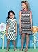 McCall's Patterns M7344 Children's/Girls' Raglan Sleeve Knit Dresses, Size CCE (3-4-5-6)