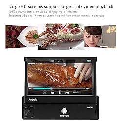 Android 10.1 Car Stereo with GPS WiFi, Single Din
