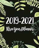 2019-2021 Three Year Planner: Monthly Schedule Organizer - Agenda Planner For The Next Three Years, 36 Months Calendar January 2019 - December 2021 | Green Leaves Design by Kim R. Jacquez