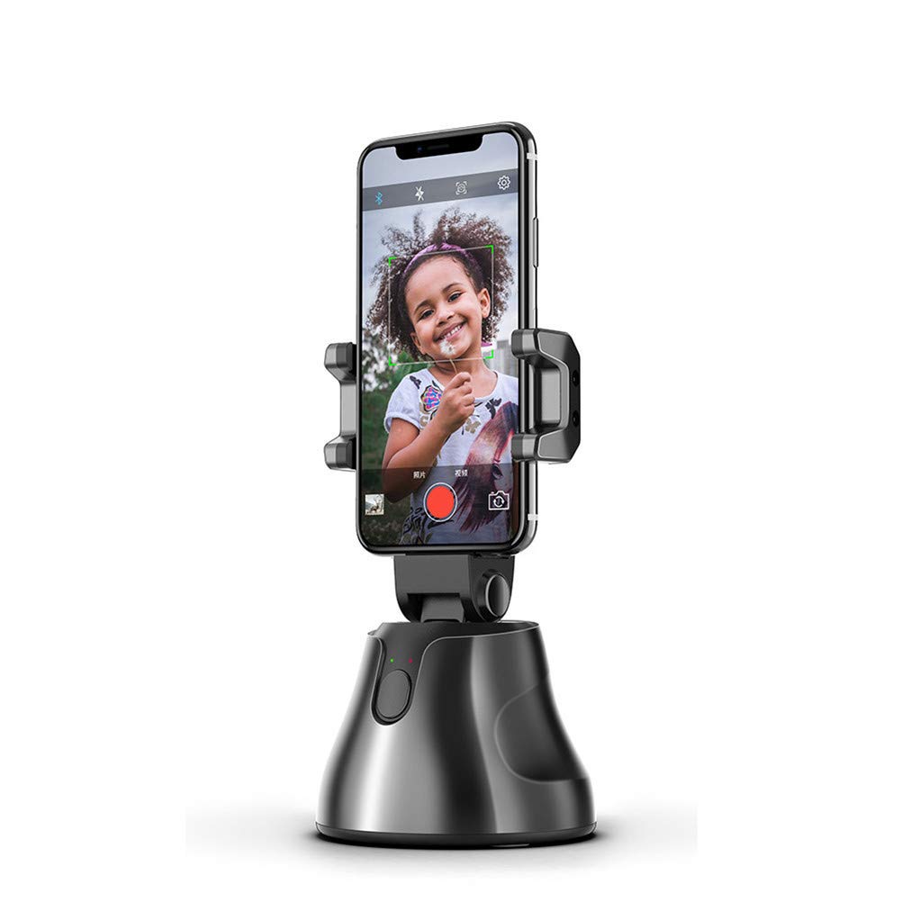 EWCover Universal Phone Gimbal Stabilizer, 360 Degree Rotation Auto Face Tracking Smart Shooting Phone Holder