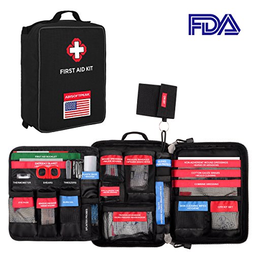 AIRSOFTPEAK First Aid Kit Labeled First Aid Essentials Kits 96 Pieces
