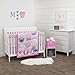 Disney Minnie Mouse Icon 4 Piece Nursery Crib Bumper, Pink, Dark Pink