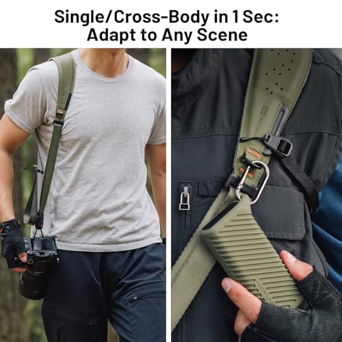 PGYTECH Camera Strap Pro, Heavy Duty Quick Release Shoulder Strap with Removable Underarm Strap, Professional Harness