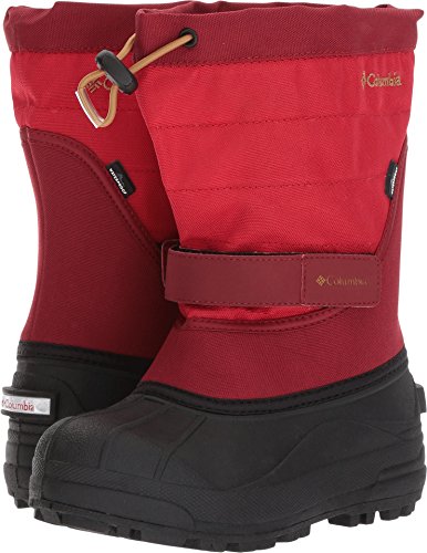 Columbia Unisex-Kids Childrens Powderbug Plus II Snow Boot, Mountain Red, Maple, 13 M US Little Kid
