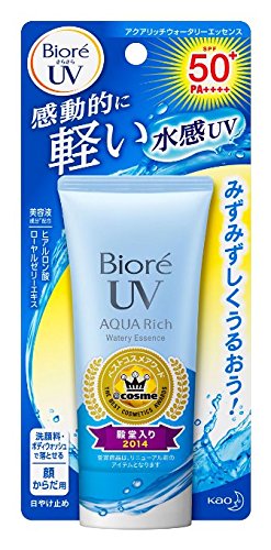 Biore aqua rich watery essence spf50+/pa++++ 50g + daily mask 365…