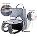Lekebaby Large Diaper Bag Backpack with Changing Pad and Stroller Straps with Arrow Print, Gray