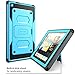 Fire HD 8 Case, [Heavy Duty] i-Blason Fire HD 8 2016 6th Generation Armorbox [Dual Layer] Hybrid Full-body Protective Kickstand Compatible Case with Front Cover and Build in Screen Protector (Blue)