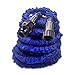 Garden Hose,KRASR-Tech Flexible Expandable Expanding Garden & Lawn Water Hose 75 Ft Feet for all Watering Needs (Blue)
