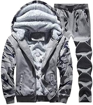 Amazon Co Jp ダークグレーブルー トラックスーツ パンツ 上下セット 防寒 釣り用ウエアー 冬用アウター 防寒着 スウェット 裏起毛 メンズ M スポーツ アウトドア