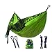 Camping Hammock Double XL | Fun For the Whole Family - Easy Sleeping - Kid Friendly - Perfect for Boyscouts | Accessories Include Parachute Hammocks + 2 Rope Straps + 2 Carabiners + Portable Pouch
