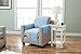 Home Fashion Designs Deluxe Reversible Quilted Furniture Protector. Perfect for Families with Pets and Kids. (Chair, Marine Blue/Linen)