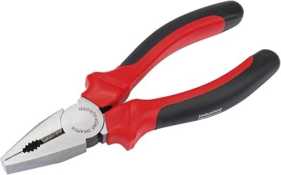 Draper Redline 160mm Combination Pliers Soft Grip Carbon Steel