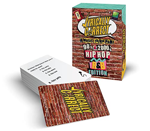 90 s And 2000 s Hip Hop And R B Music Trivia Card Game Multi 