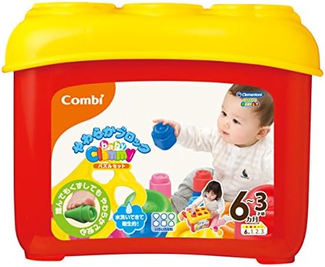 [Baby Clemmy] soft block puzzle set (japan import)