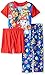 Nickelodeon Boys' Little Boys' Paw Patrol 3-Piece Pajama Set, Red/Navy, 4