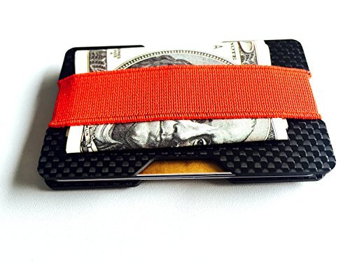 Carbon Fiber Glossy Credit Card Business Card Holder Double concave plate