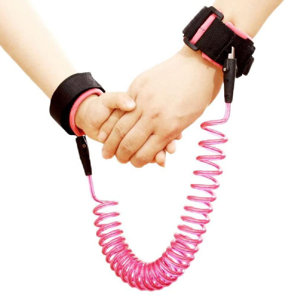 OrionMart Anti Lost Wrist Link Belt for Toddlers Safety Leash Boys & Girls – Soft Comfortable Breathable Wrist Reins 1.5M for Travel & Walk –Wrist Reins for Toddlers