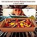 Baking Sheet Pans Cookie Sheet, KeShi Nonstick Cookie Trays, Baking Pan Professional for Oven, Prime Bakeware Set 3, Rust Free and Good Clean, Christmas Gift for Baking (Bronze)
