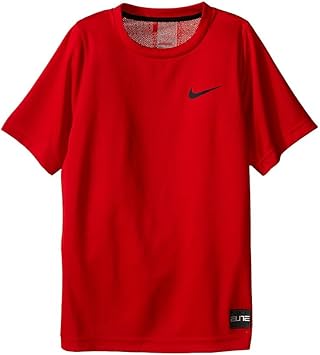Amazon Co Jp Nike ナイキ ジュニア バスケットボール ウェア Yth エリート シューター S S トップ Tシャツ657 Uレッド 160 スポーツ アウトドア