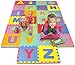 Matney Foam Mat of Alphabet Puzzle Pieces– Great for Kids to Learn and Play – Interlocking Puzzle Pieces