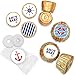 Nautical Ahoy Baby Shower Favor Stickers (Set of 324)